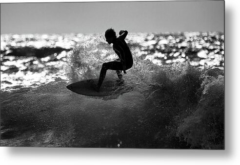 Surf Metal Print featuring the photograph Ride #1 by Eyal Bussiba