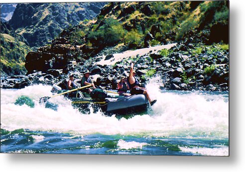 White Water Rafting Metal Print featuring the photograph Summer fun by Ron Roberts