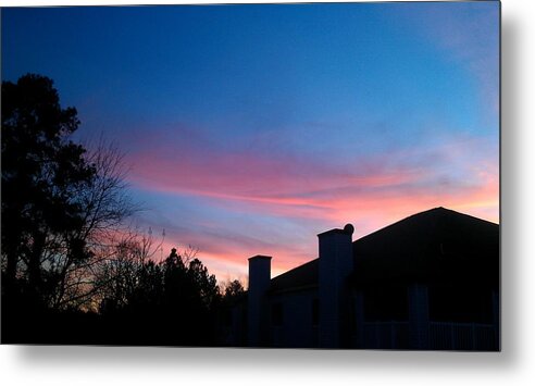 Sunset Metal Print featuring the photograph Sky Awash with Color #10 by Kenny Glover