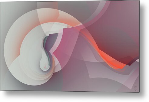 Abstract Art Metal Print featuring the digital art 1104 by Lar Matre