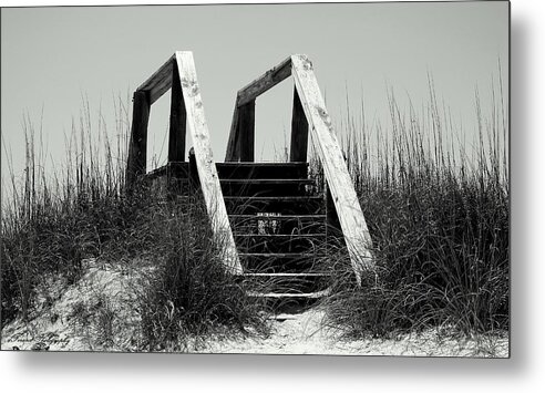 Beach Metal Print featuring the photograph Stairway To Heaven by Debra Forand