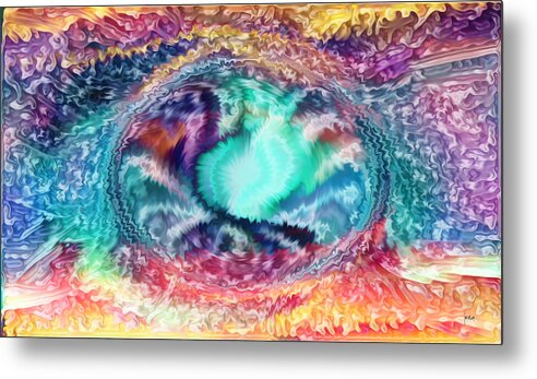  Metal Print featuring the digital art 2002082 by Studio Pixelskizm