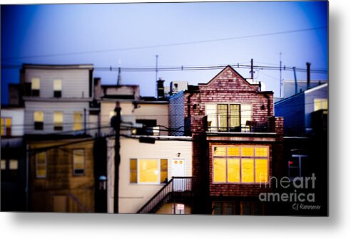 Keyport Metal Print featuring the photograph A Light in the Window by Colleen Kammerer