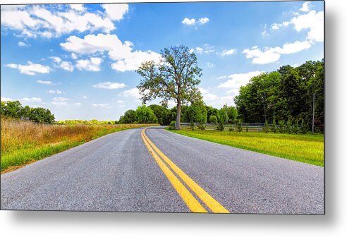 Landscape Metal Print featuring the photograph A New Melle Drive by Bill and Linda Tiepelman