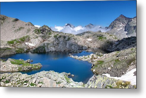 Tranquility Metal Print featuring the photograph Alps by Jmichel Deborde