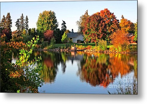 Autumn Metal Print featuring the photograph Autumn in Wisconsin by Ms Judi