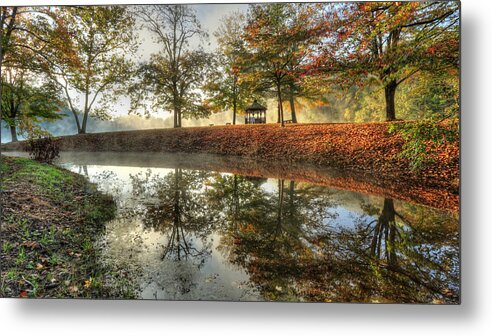 Autumn Metal Print featuring the photograph Autumn Morning by Jaki Miller