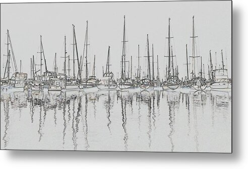 Art Metal Print featuring the photograph Balance and Perspective by Laura Ragland