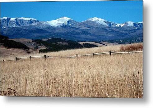 Bighorn Mountains Photo Metal Print featuring the photograph Bighorn Mountains WY by Susan Woodward