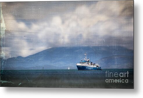 Townsville Metal Print featuring the photograph Blue Boat by Perry Webster