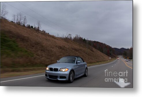 2011 Bmw 135 Ci Metal Print featuring the photograph Blue by Robert Loe