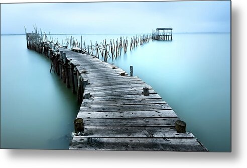 Landsacpe Metal Print featuring the photograph Carrasqueira II by Jes?s M. Garc?a