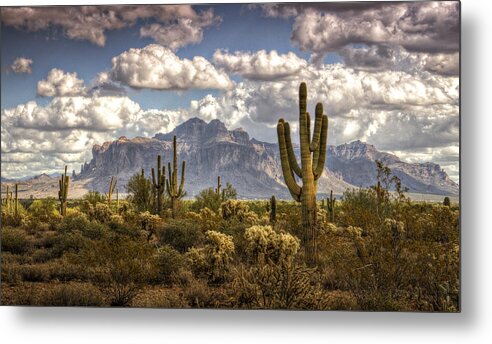 Arizona Metal Print featuring the photograph Chasing Clouds Two by Saija Lehtonen