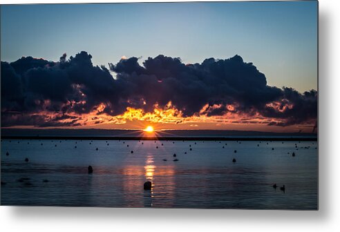 Chicago Metal Print featuring the photograph Chicago Sunrise by David Downs
