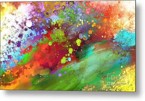 8x10 Wall Art Acrylic Pour Painting Acrylic Art Abstract Painting Confetti Explosion