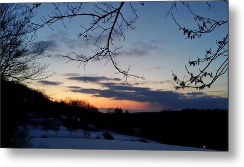 Sunset Metal Print featuring the photograph Colors Of Sunset by Bradford J Cole