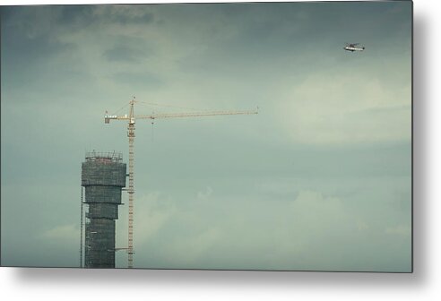 Air Traffic Control Tower Metal Print featuring the photograph Control Tower by Capturing A Second In Life, Copyright Leonardo Correa Luna