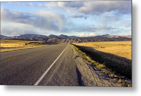 Landscapes Metal Print featuring the photograph Distant Mountains by Dana Moyer