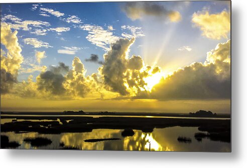 Sky Metal Print featuring the photograph Dream Land Sunrise Sunset Image Art by Jo Ann Tomaselli