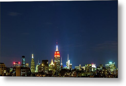Clear Sky Metal Print featuring the photograph Empire State by Tristan O'tierney