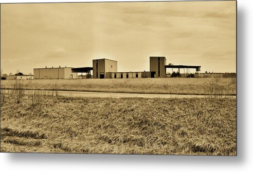 Abandoned Metal Print featuring the photograph Forgotten warehouse by Branden Simons