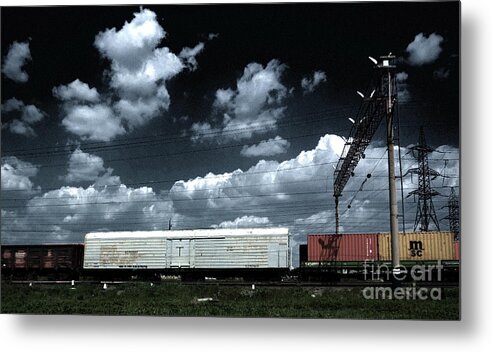 Freight Metal Print featuring the photograph Freight Train 2 by Evgeniy Lankin