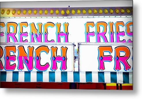 French Fries Metal Print featuring the photograph French Fries by Valentino Visentini