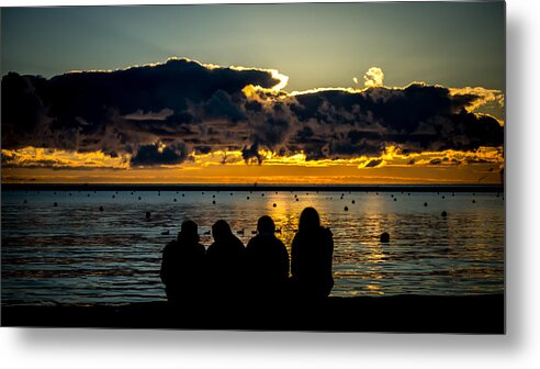 College Metal Print featuring the photograph Friendly Sunrise by David Downs