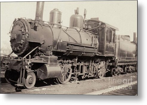 Photo Of Train Metal Print featuring the photograph Frisco Yards MO by David Neace CPX