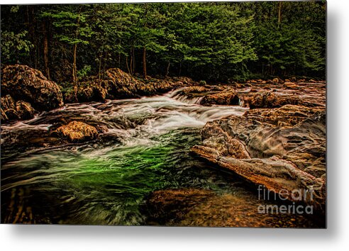 Art Prints Metal Print featuring the photograph Green Water by Dave Bosse