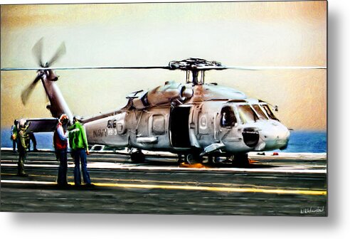 Rescue Metal Print featuring the photograph HH-60H Rescue Hawk by Weston Westmoreland