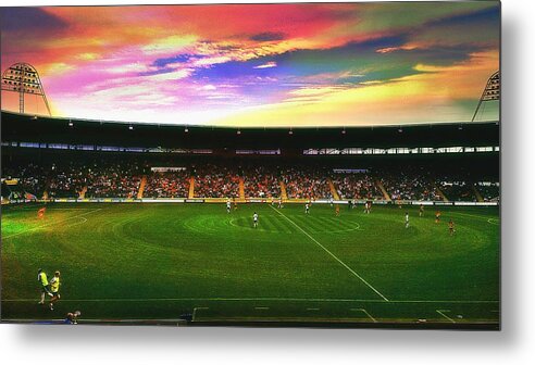 20likes Metal Print featuring the photograph KC Stadium in Kingston Upon Hull England by Chris Drake