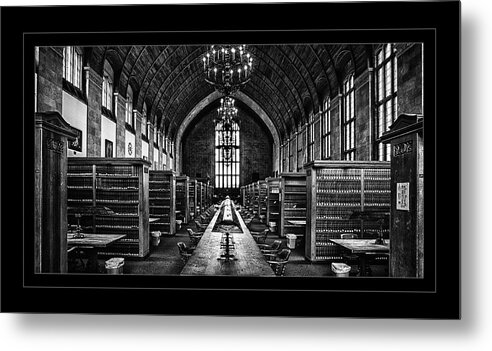 Cornell Metal Print featuring the photograph Library of Laws by Monroe Payne