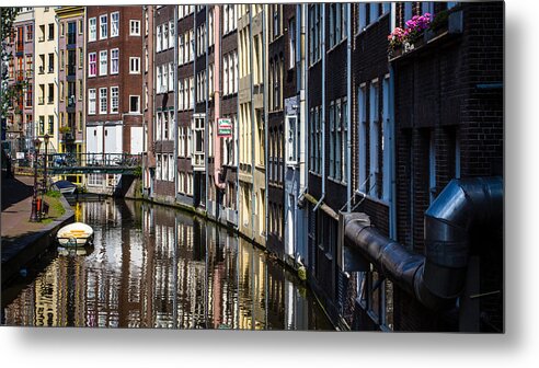 Amsterdam Metal Print featuring the photograph Morning Reflections by Jason Wolters