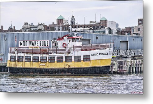 Bay Metal Print featuring the photograph No Wake Zone by Richard Bean