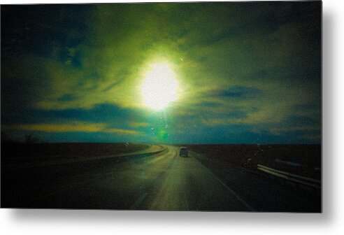 Roads Metal Print featuring the photograph On The Road by Tinjoe Mbugus