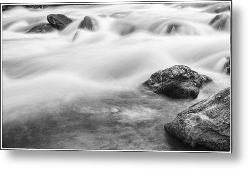 River Metal Print featuring the photograph Rushing By by Tony Locke
