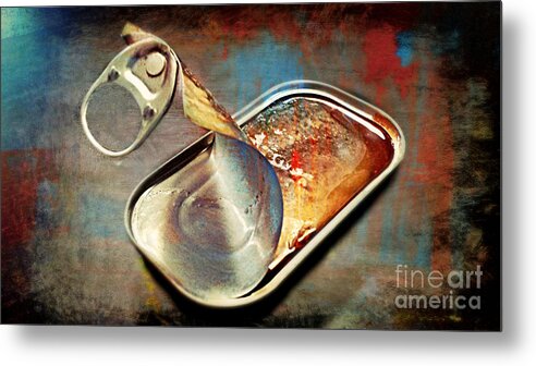 Sardines Metal Print featuring the photograph Sardines by Beth Ferris Sale