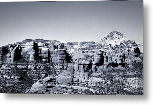 Mountains Metal Print featuring the photograph Sedona Mountain by Keith Lyman