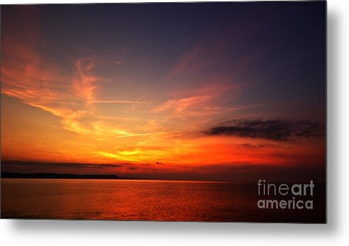 Sunrise Metal Print featuring the photograph Skies on Fire by Baggieoldboy