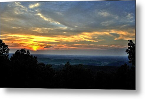Sunset Metal Print featuring the photograph Smoky Mountain Sunset 2 by George Taylor