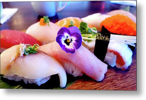 Florida Metal Print featuring the photograph Sushi Lunch by Thank You!