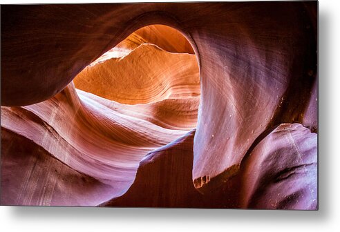 Antelope Canyon Metal Print featuring the photograph The Corkscrew in Antelope Canyon by Pierre Leclerc Photography