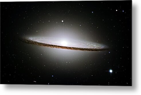 M104 Metal Print featuring the photograph The Majestic Sombrero Galaxy by Ricky Barnard