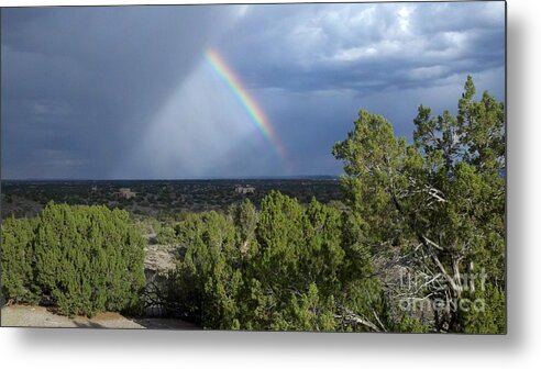 Rainbow Metal Print featuring the photograph The sky's the limit by Polly Anna