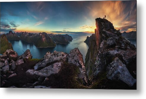 Top Metal Print featuring the photograph The Vista by Dr. Nicholas Roemmelt