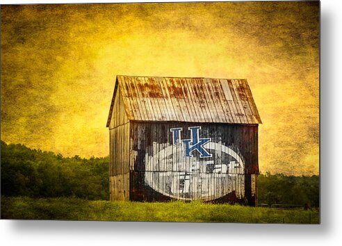 Barn Metal Print featuring the photograph Tobacco Barn In Kentucky by Paul Freidlund