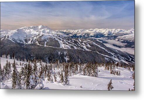 Whistler Metal Print featuring the photograph Whistler Mountain Winter by Pierre Leclerc Photography