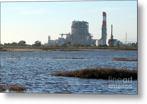 Industry Metal Print featuring the photograph Power Station #3 by Henrik Lehnerer