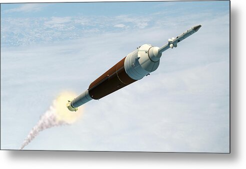Orion Metal Print featuring the photograph Ares I Rocket, Constellation Program by Lockheed Martin Corporationnasa